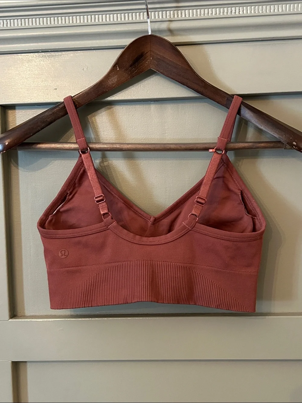 Lululemon Ebb to Street Bra Light Support C/D Cup Ancient Copper Size 4